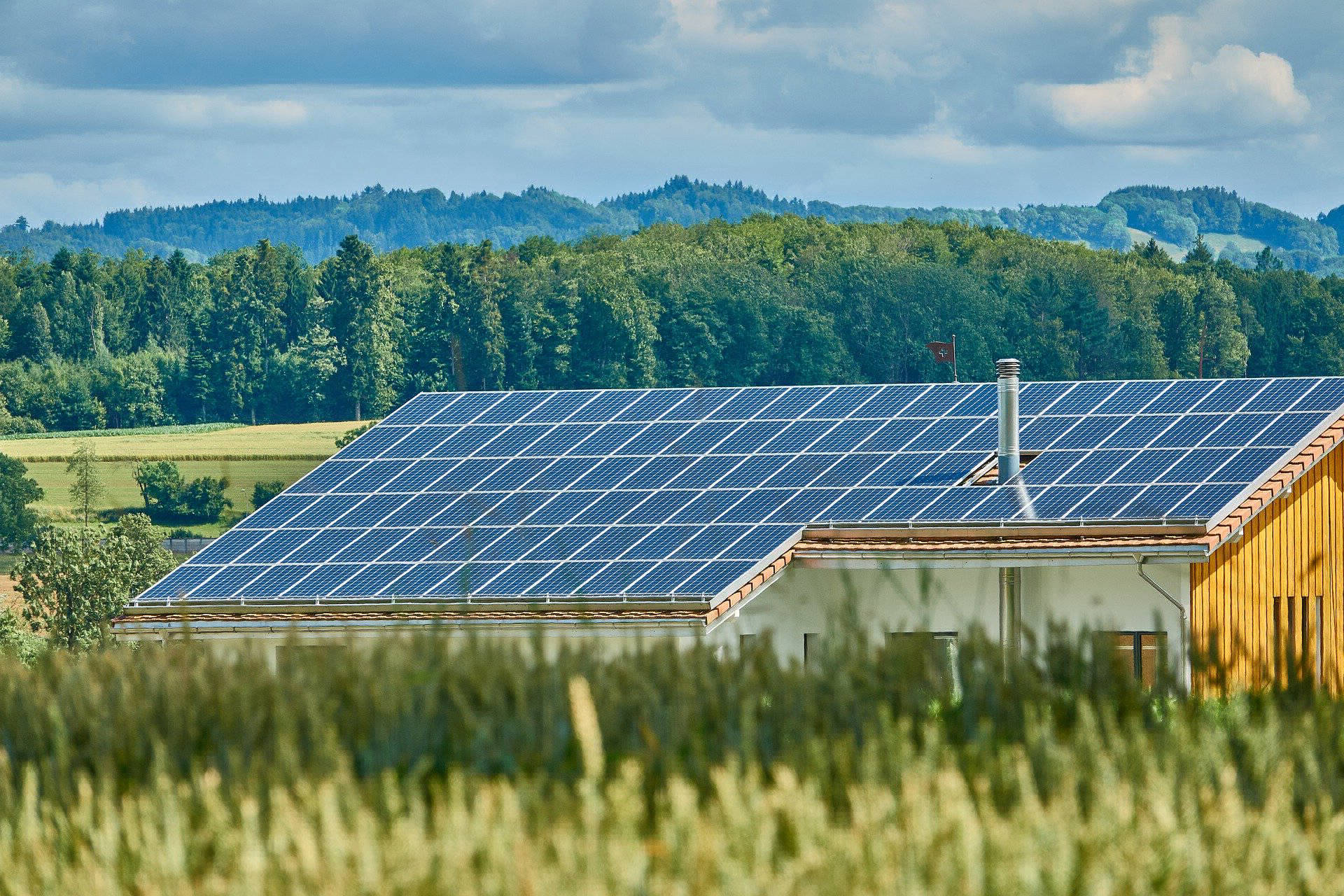 Sistema fotovoltaico em propriedade rural